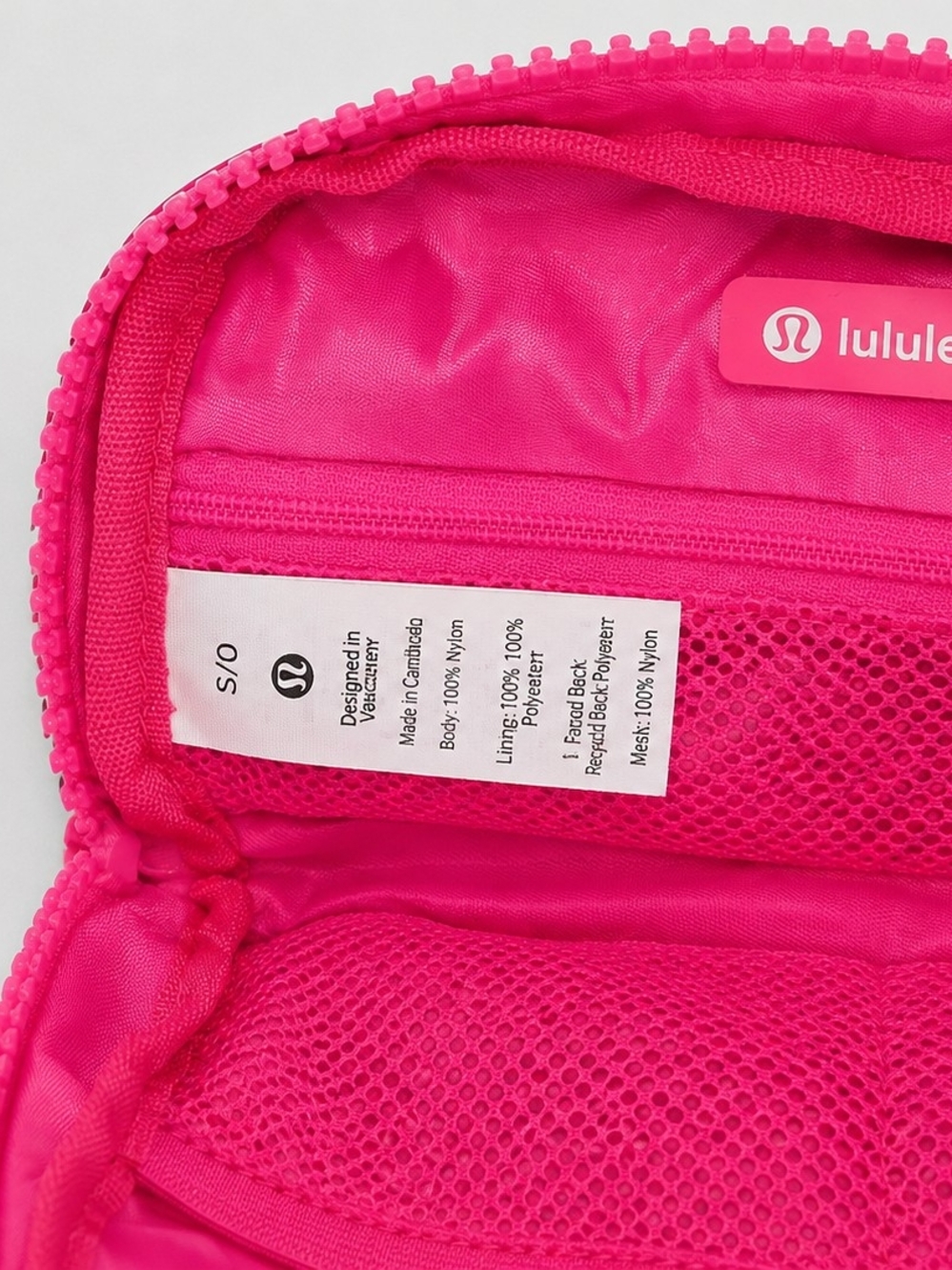Pink Nylon Belt Bag with Adjustable Strap – NWT – Everywhere Style
